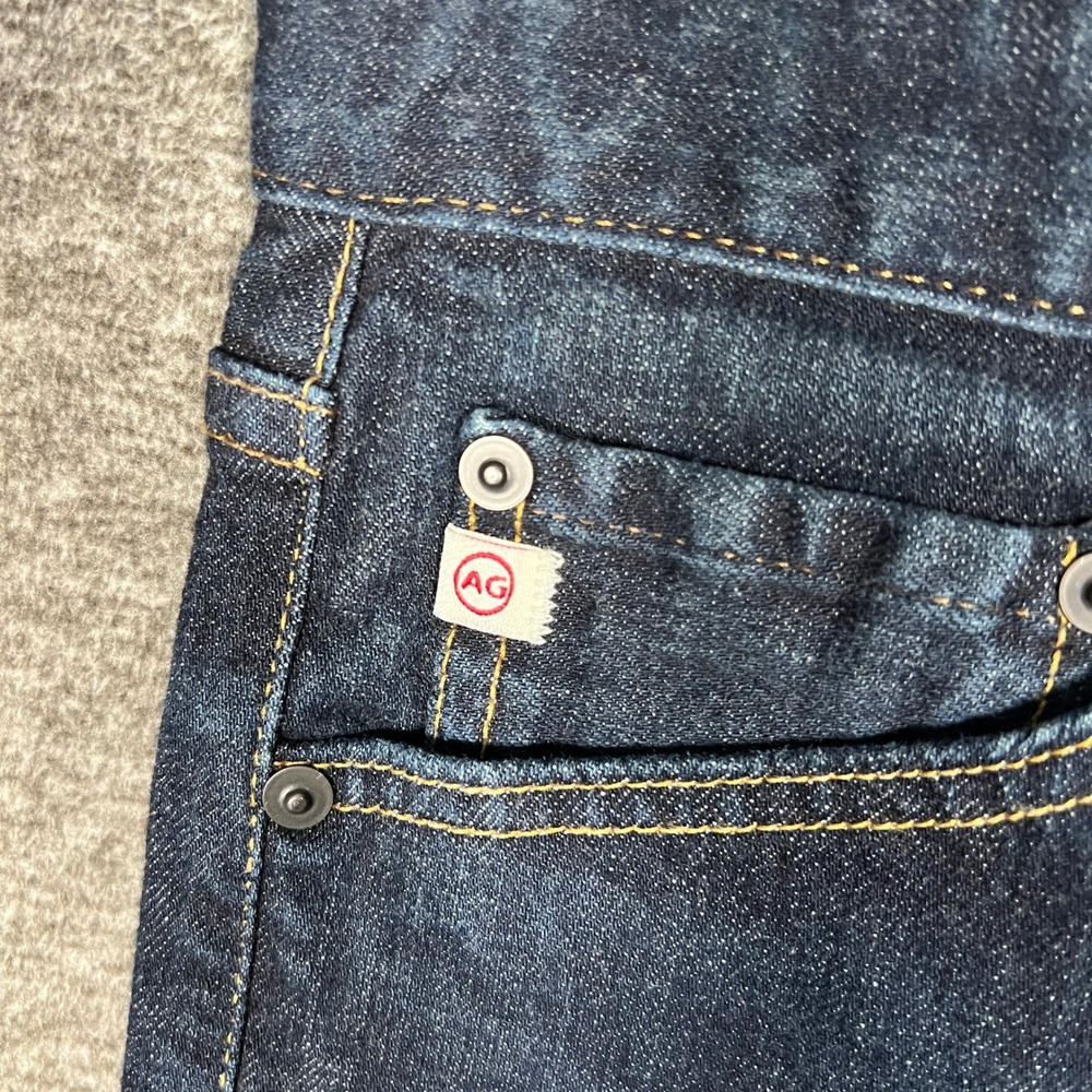 AG Adriano Goldschmied The Nomad Modern Slim SELVEDGE Jeans‎ Men's 30R Dark Wash - Picture 4 of 15